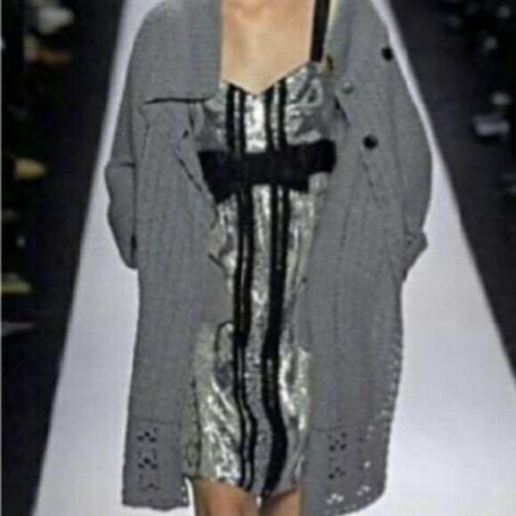 Diane Von Furstenberg Ariba Sequin Cocktail Dress - Picture 1 of 8